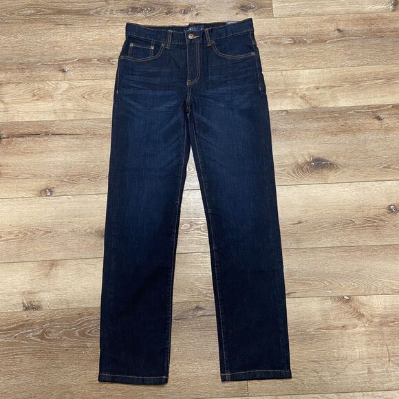 Lucky Brand Jean Youth 16 Blue Kids Girls Classic Straight Dark Wash Mid… - Picture 1 of 7